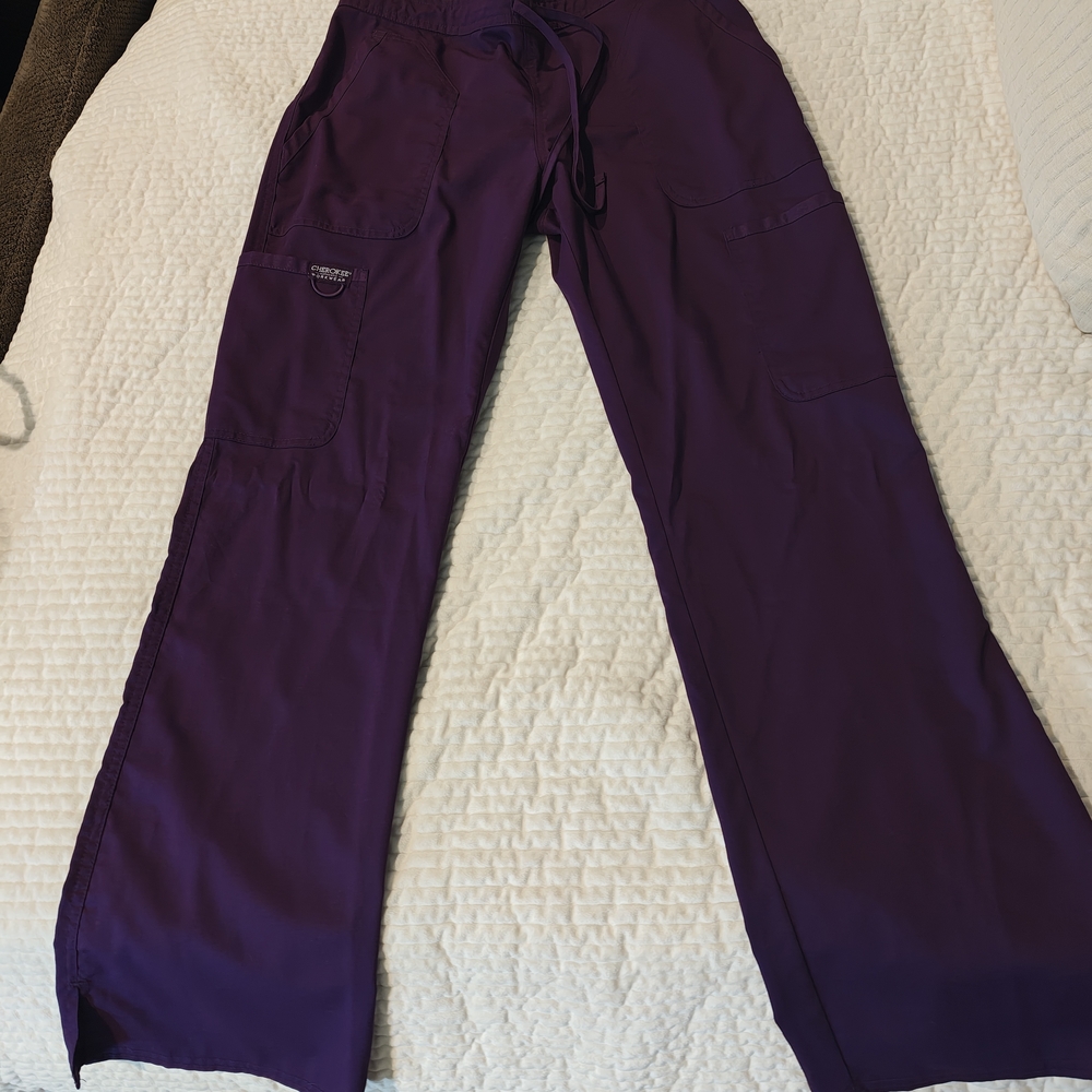 Purple Cherokee Scrub Pants